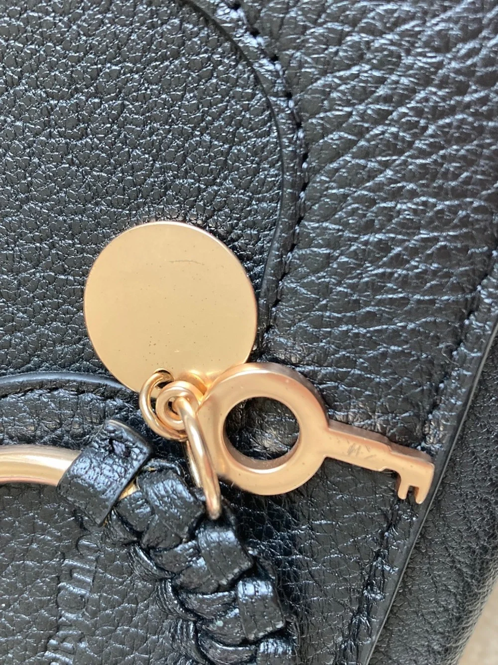 See by Chloe Black Leather Hana Wallet on Chain - Picture 10 of 14